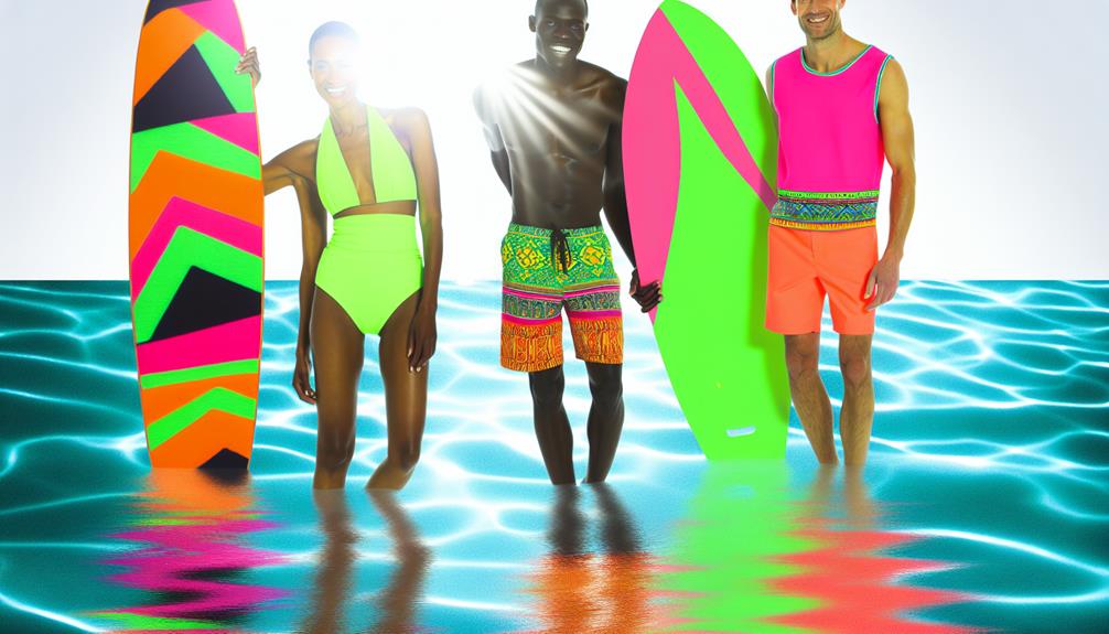 vibrant stylish swimwear choice